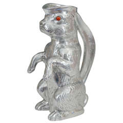 Vintage 20th Century Arthur Court Pitcher in the Shape of a Rabbit