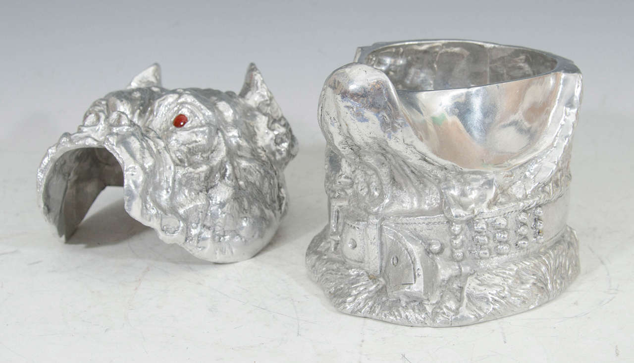20th Century Arthur Court Bulldog Ice Bucket or Wine Cooler In Good Condition In New York, NY