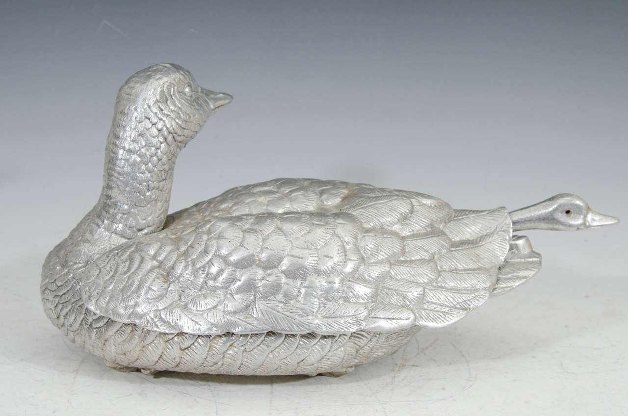 Aluminium Siècle 20 Arthur Court Couvert Tureen Duck