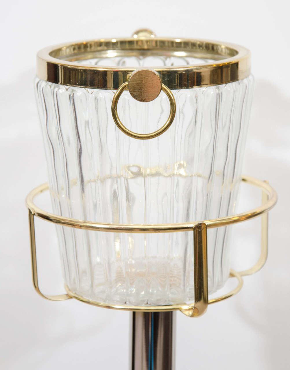 vintage champagne bucket with stand