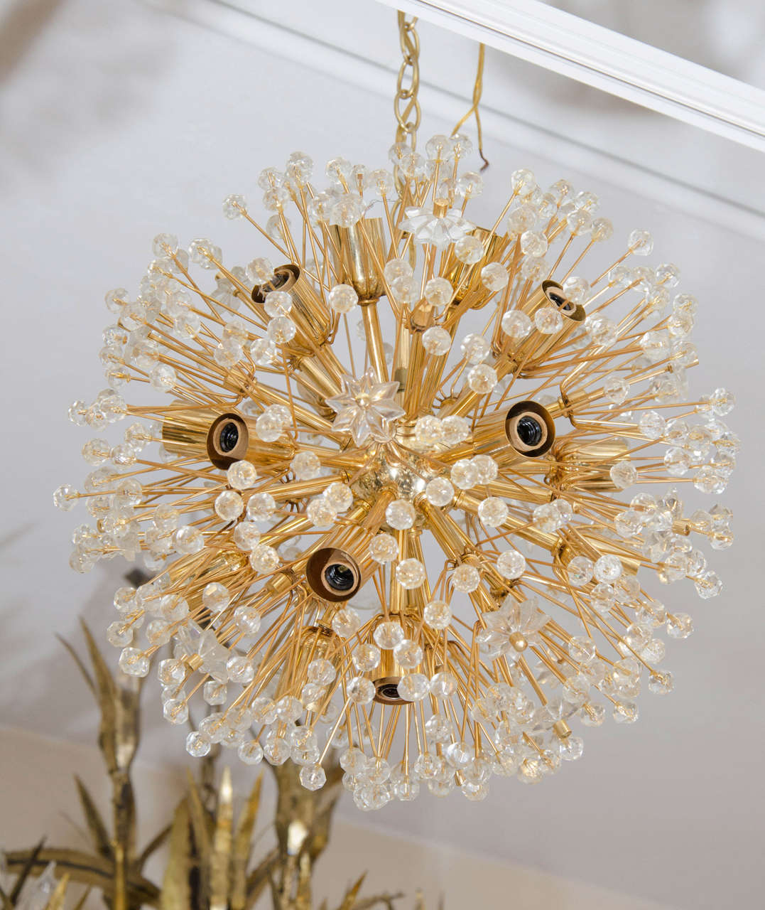Midcentury "Snowball" Sputnik Chandelier by Emil Stejnar for Rupert Nikoll