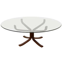 Midcentury Sigurd Ressell for Vatne Mobler Falcon Coffee Table