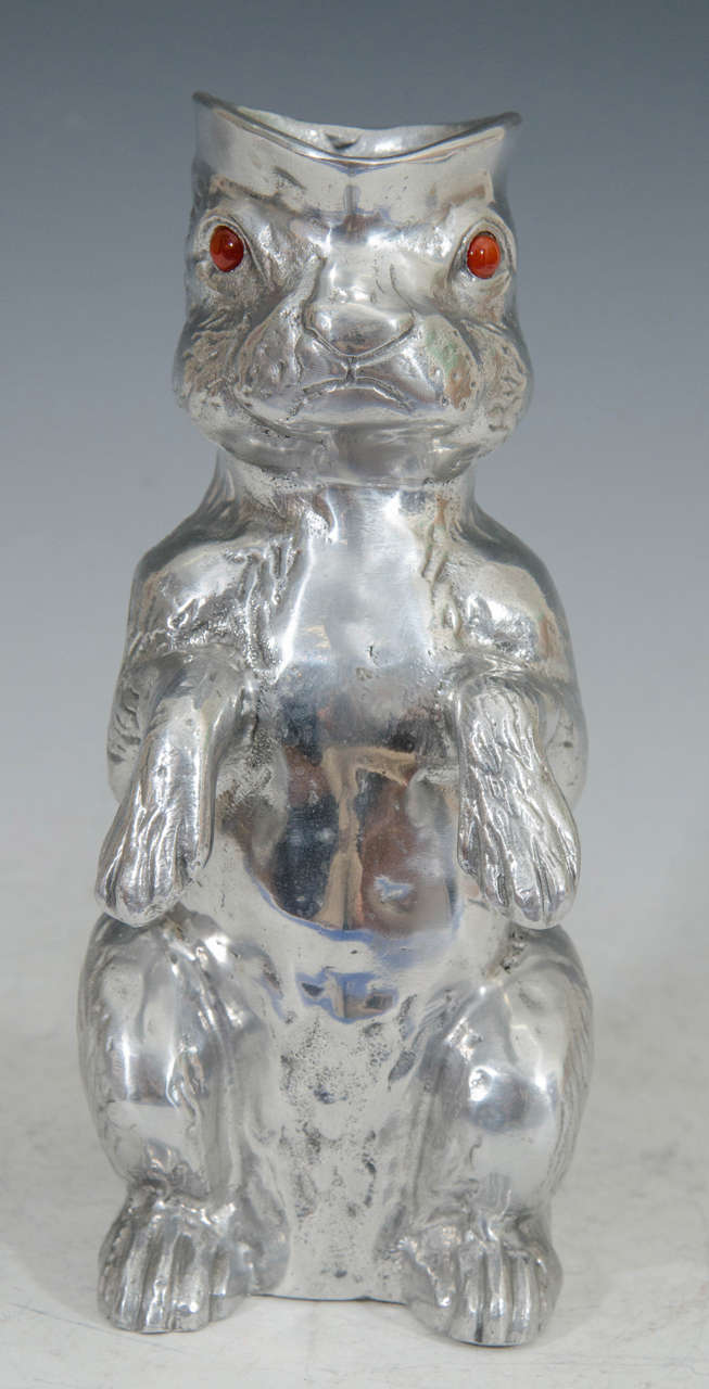 20th Century Arthur Court Pitcher in the Shape of a Rabbit at 1stDibs