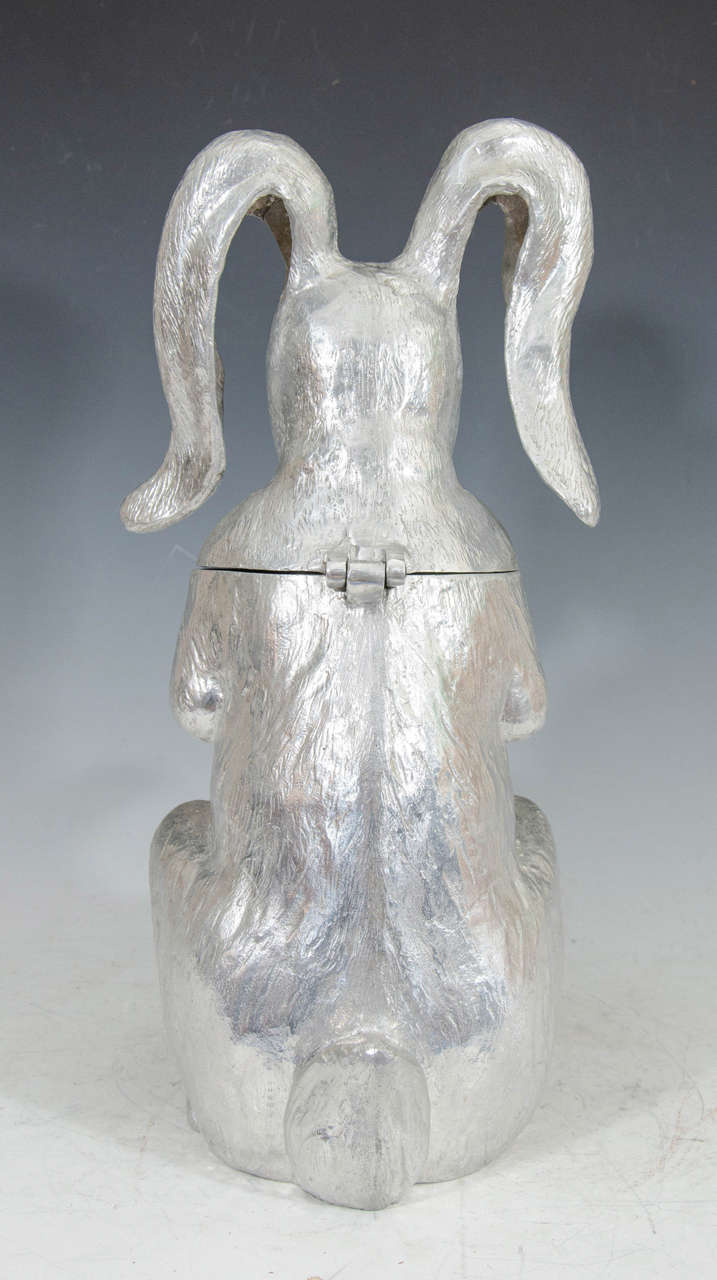 20th Century Arthur Court Rabbit Ice Bucket or Wine Cooler at 1stDibs