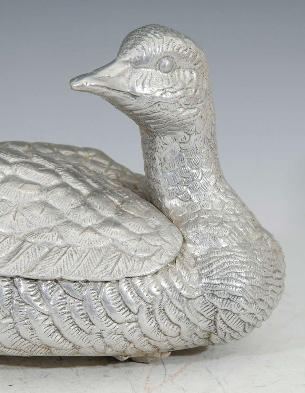 20th Century Arthur Court Covered Duck Tureen For Sale at 1stDibs