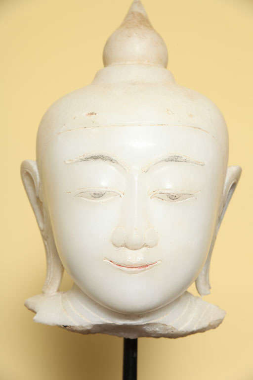 18th Century and Earlier Head of Buddha