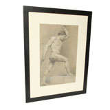 A NUDE MALE FIGURE. PROBABLY FRENCH, CIRCA 1800