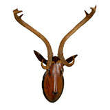 Vintage Folk Art Deer Head