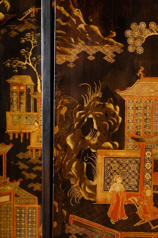 8 Panel Chinese Coromandel Screen In Excellent Condition In Kensington, MD
