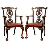 Pair of Chippendale Chairs