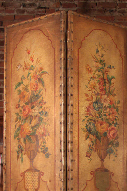 French Three-Panel Screen For Sale 4