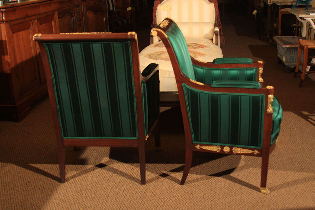 Pair of Napoleon III Arm Chairs 4