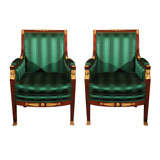Pair of Napoleon III Arm Chairs