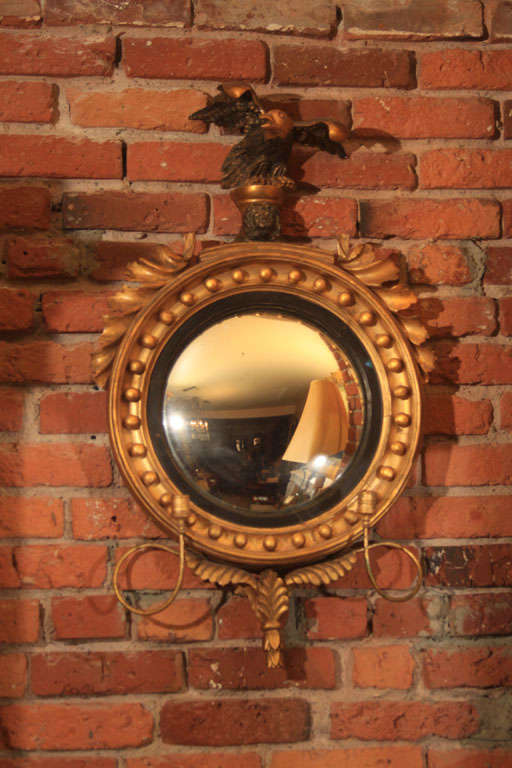 English Regency Convex Mirror