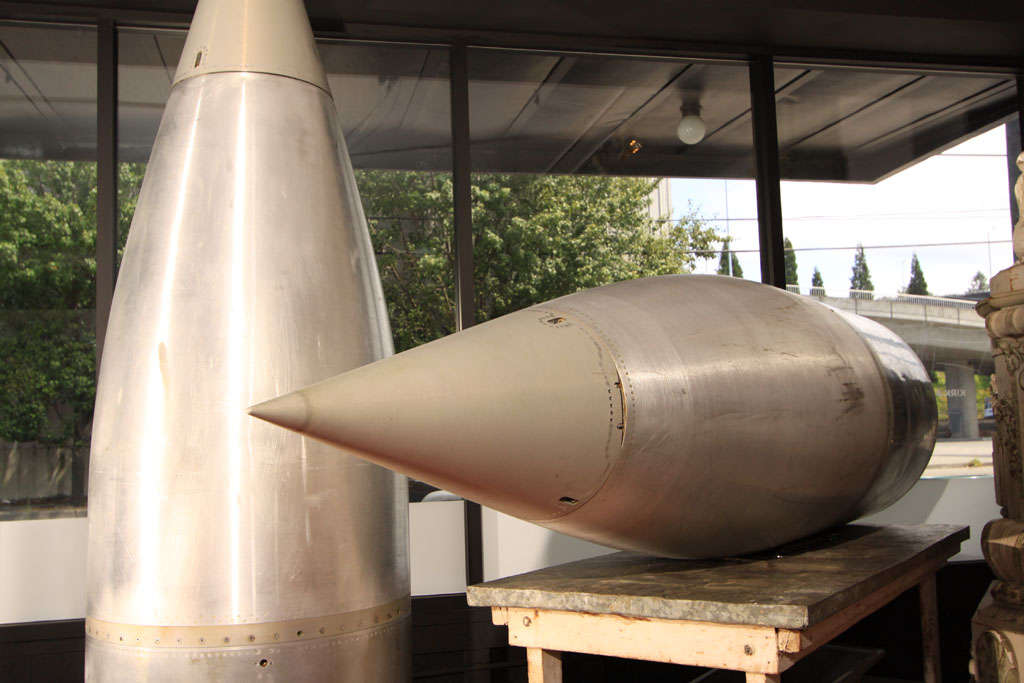 Pair of 9ft Tall Intercontinental Ballistic Missile Tips 1