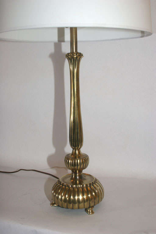  Table Lamp Art Deco patinated brass Austria 1920's In Good Condition For Sale In New York, NY