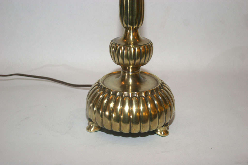 Table Lamp art deco patinated brass Austria 1920's
New sockets and rewired
Shade not included