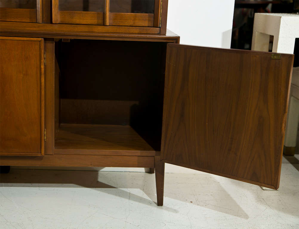Rare Danish Modern Teak Breakfront or Sideboard 1