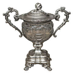 Sterling Silver European Lidded Urn*