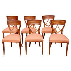 6 Dutch elm chairs