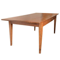 Early 19th Century Elm 82" Farm Dining Table