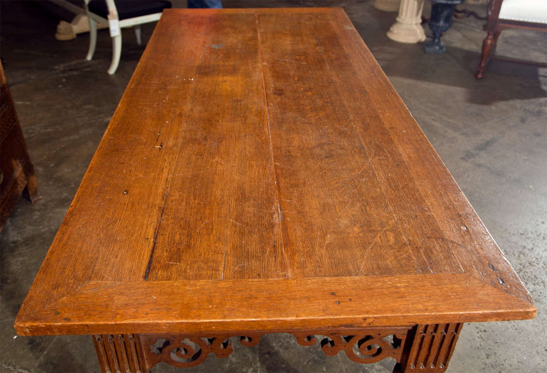 Flemish Oak Table, C. 1840 4