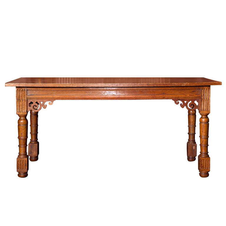 Flemish Oak Table, C. 1840
