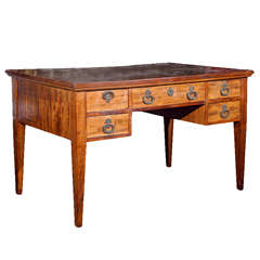 French mahogany partner
s desk, c. 1880