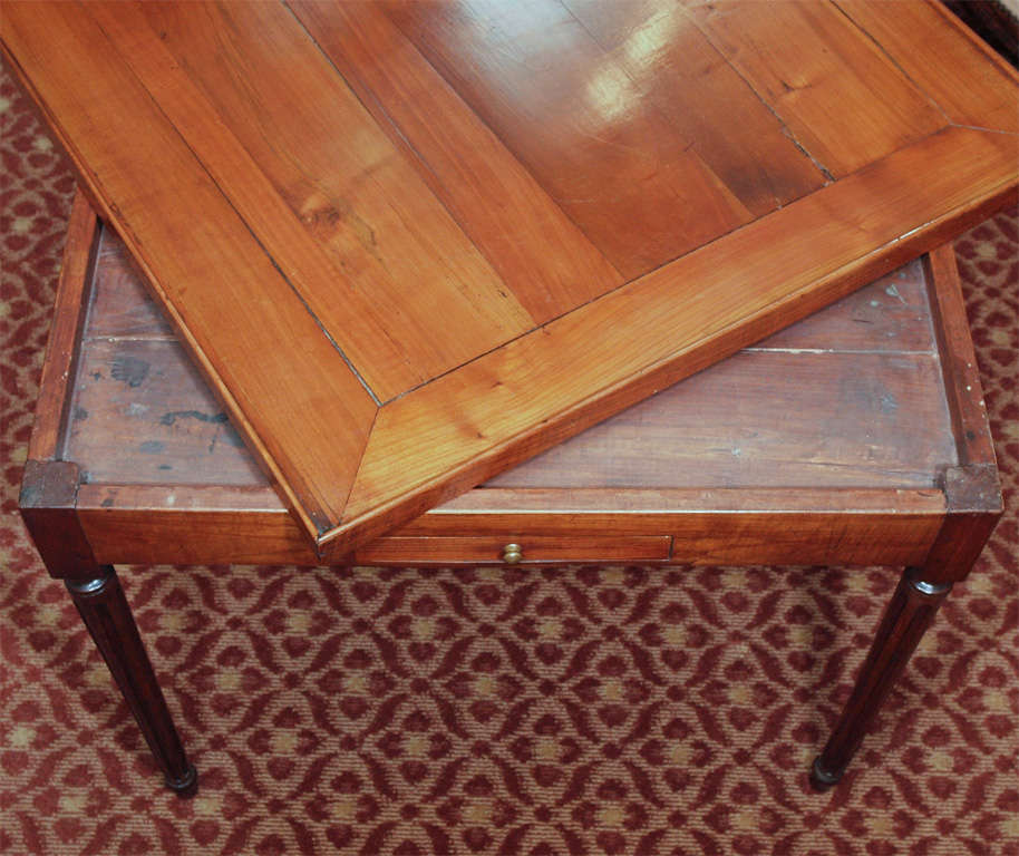 Louis XVI Period Walnut Games Table For Sale 1