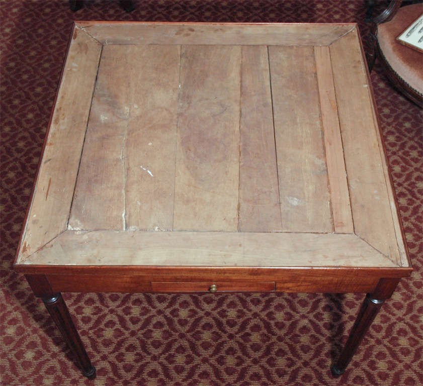 Louis XVI Period Walnut Games Table For Sale 2