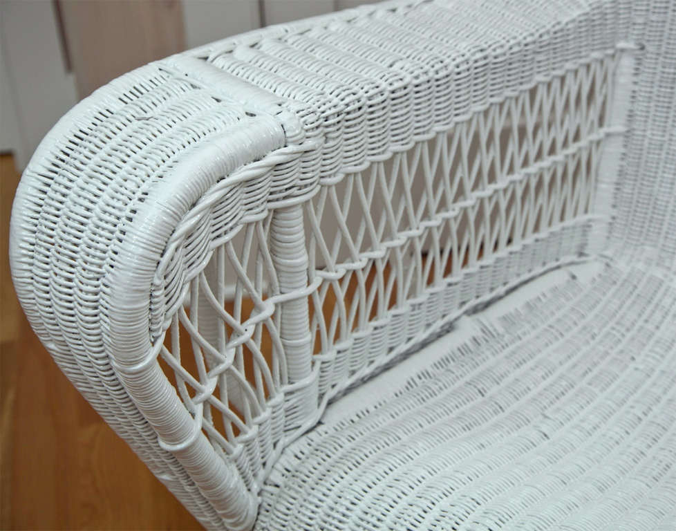 American Antique Deco Wicker Chairs For Sale