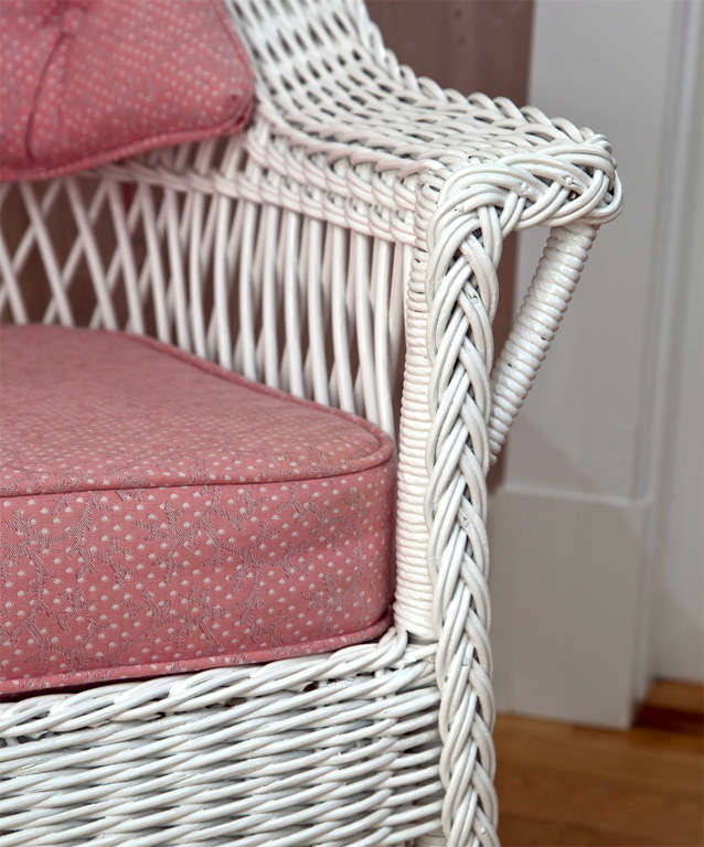 heywood wakefield wicker chair