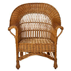 Antique Willow Bar Harbor Chair