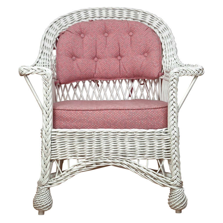 Antique Bar Harbor Wicker Chair For Sale at 1stDibs bar harbor wicker rocker, antique bar