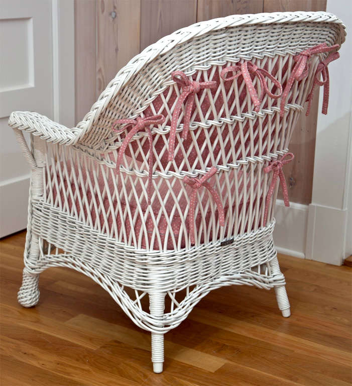 Heywood Wakefield Bar Harbor Wicker Chair For Sale at 1stDibs heywood