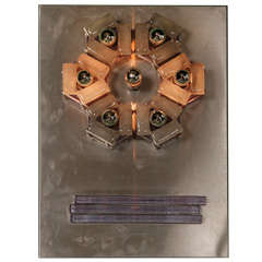 Large Wall Light Sculpture by Angelo Brotto