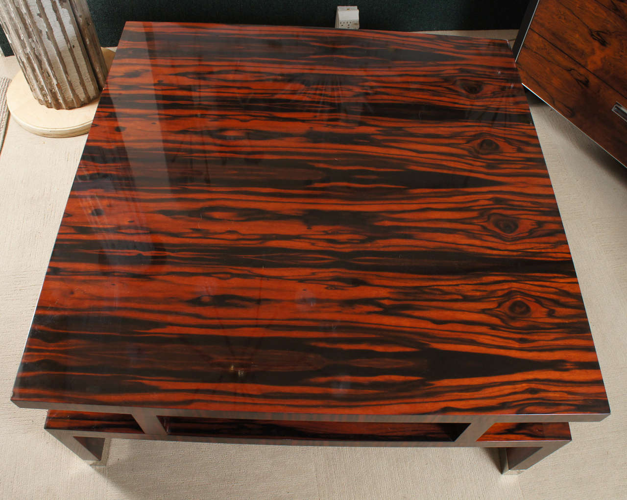 Impressive Macassar Ebony Coffee Table at 1stdibs