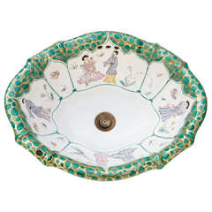 Vintage Sherle Wagner Chinoiserie Sink