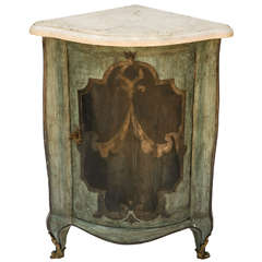 French Corner Chest Signed - 1765