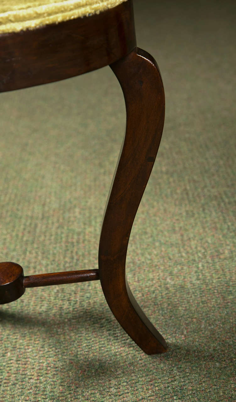 19th Century Pair of Italian Neoclassical Stools For Sale