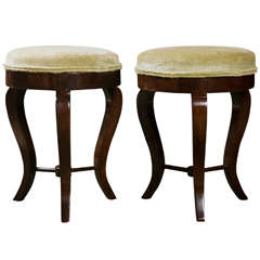 Pair of Italian Neoclassical Stools 9