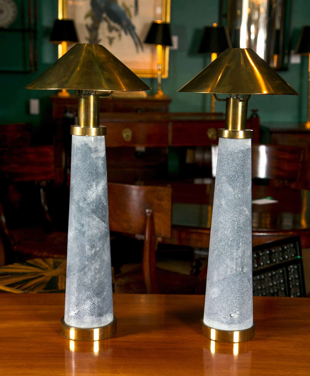 Pair Of Maitland-Smith Lighthouse Form Lamps.