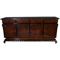 Outstanding Baronial Italian Art Deco Sideboard Outstanding Baronial Italian Art Deco Sideboard