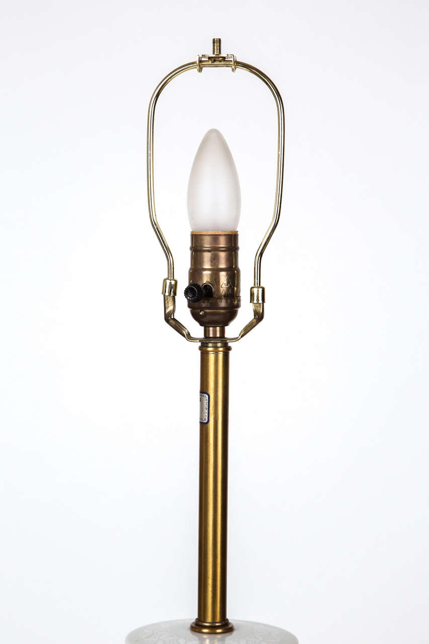 Celedon Urn Lamp For Sale 1