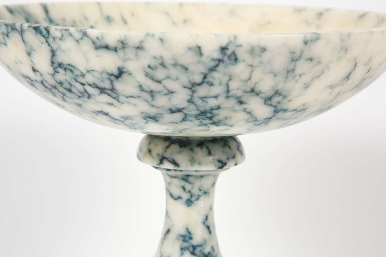 French Marble Pedestal Bowl