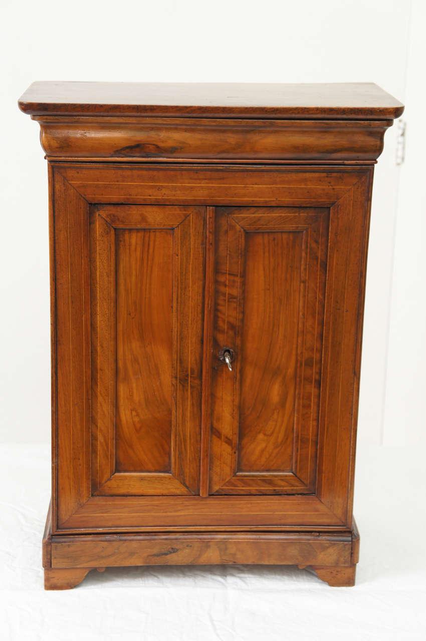 Minature Walnut Armoire, 19th Century