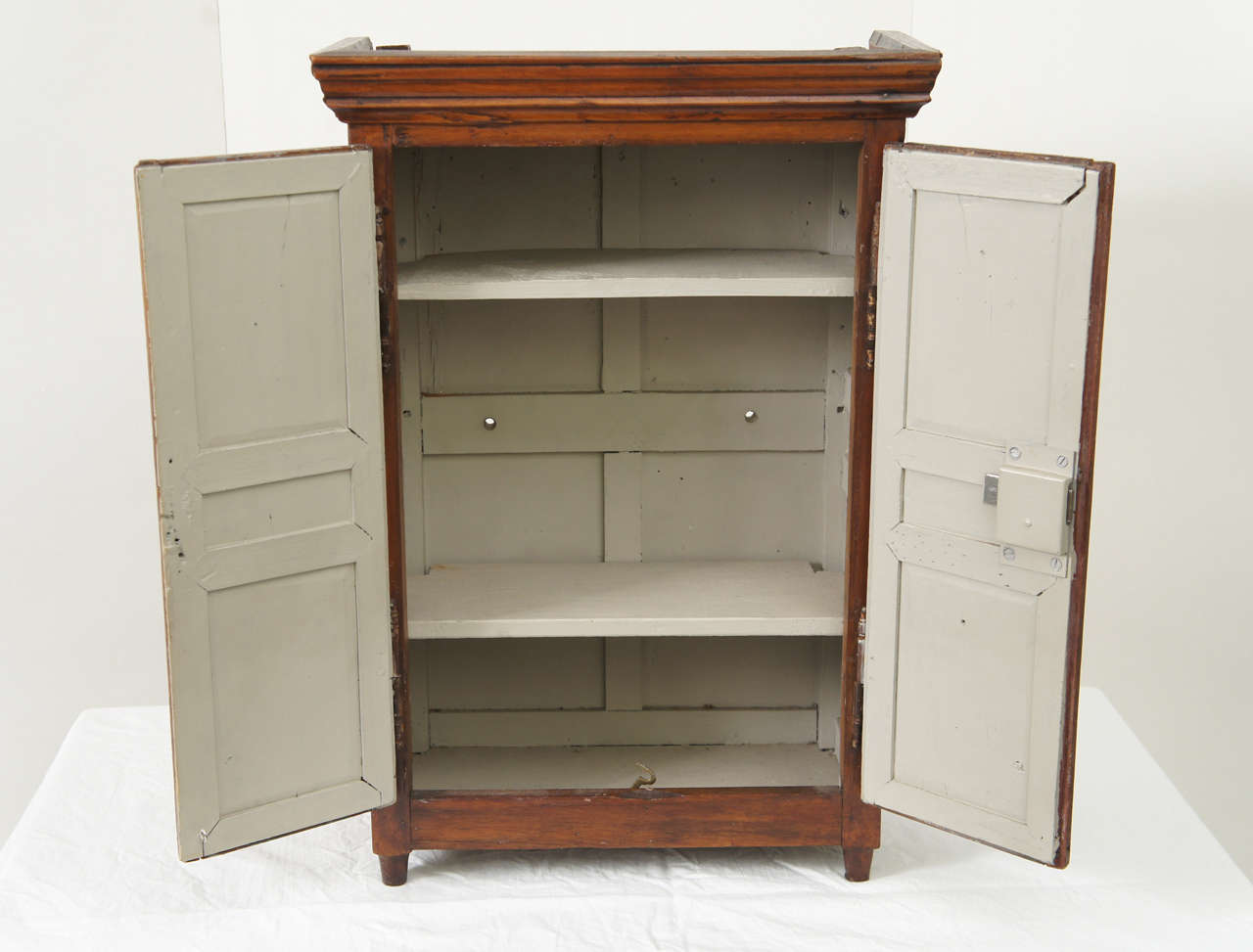 French 19th c. Minature Armoire For Sale