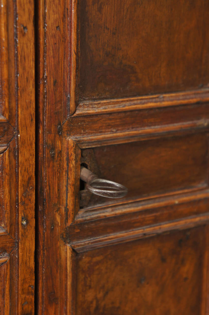 Mahogany 19th c. Minature Armoire For Sale