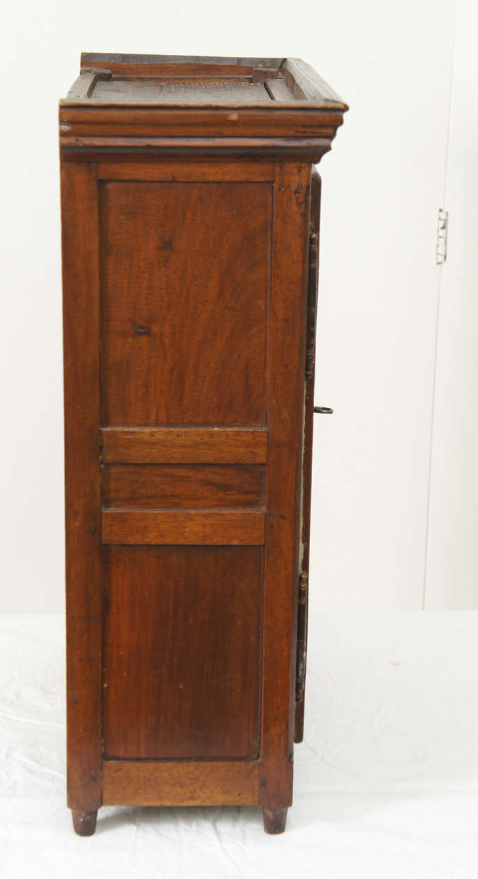19th c. Minature Armoire For Sale 2