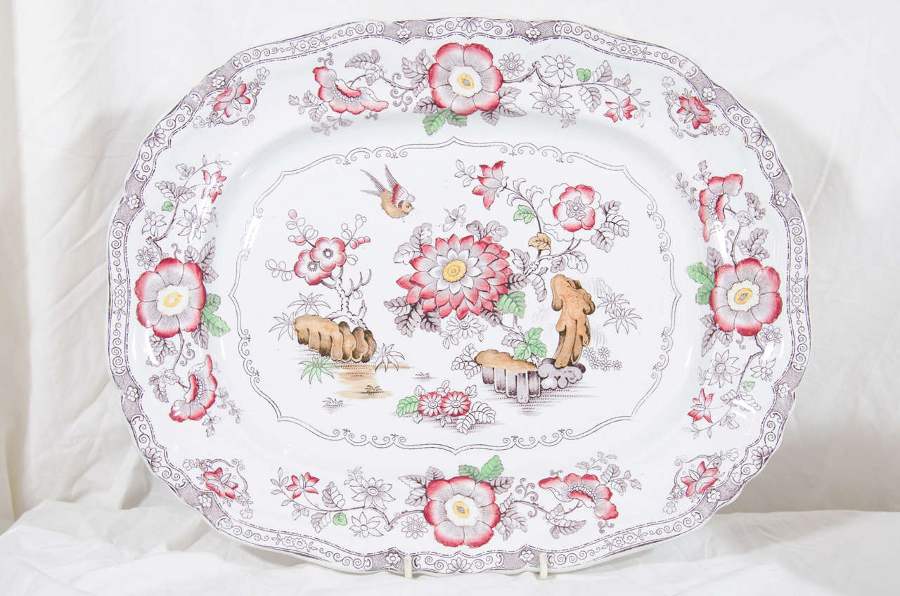 English  Large Victorian Dessert Service Made in England circa 1870